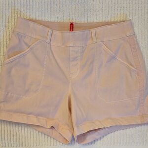 SPANX 5 Inch Stretch Denim Shorts In Blush Pink- Women's Medium